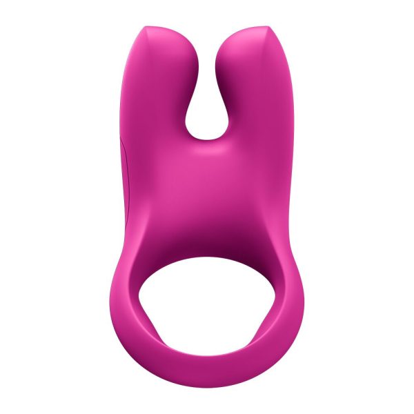 Эрекционное виброкольцо с двойной стимуляцией клитора Fun Factory NŌS CLASSIC Magenta, 2 мотора