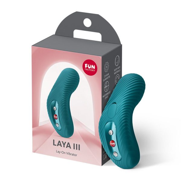 Накладной вибратор Fun Factory LAYA III Bottle эффект постукивания пальцем