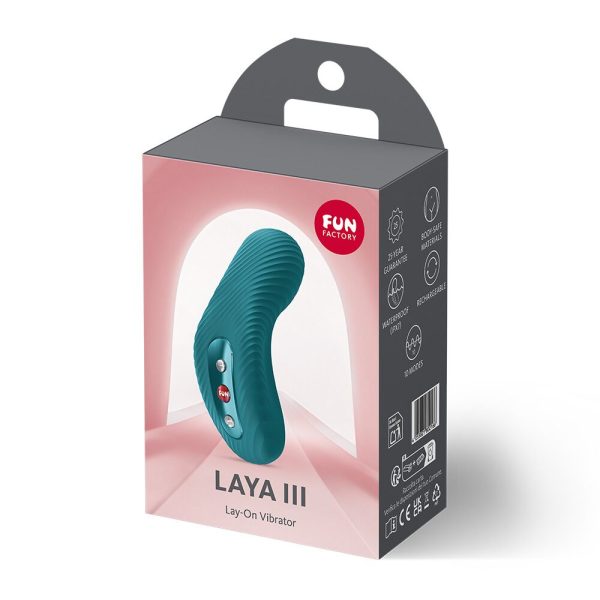 Накладной вибратор Fun Factory LAYA III Bottle эффект постукивания пальцем