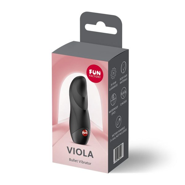 Вибропуля Fun Factory Viola 10 режимов, от батарейки ААА