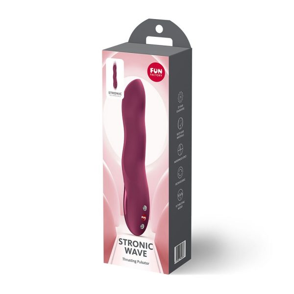 Пульсатор для точки G Fun Factory Stronic Wave Wine 10 режимов, очень тихий