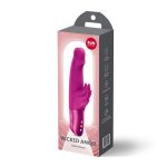 Вибратор-кролик Fun Factory Wicked Angel Magenta, 10 режимов, работает от батареек