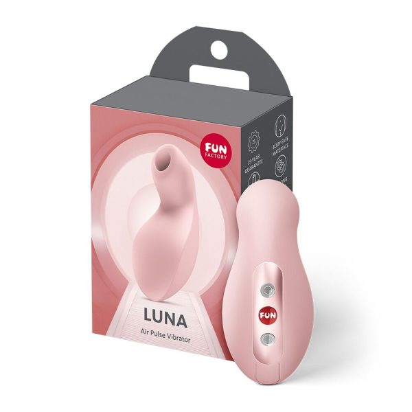 Вакуумный стимулятор с вибрацией Fun Factory Luna Soft 12 режимов вибрации, 11 уровней вакуума