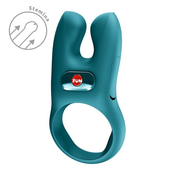 Эрекционное виброкольцо с двойной стимуляцией клитора Fun Factory NŌS CLASSIC Bottle 2 мотора