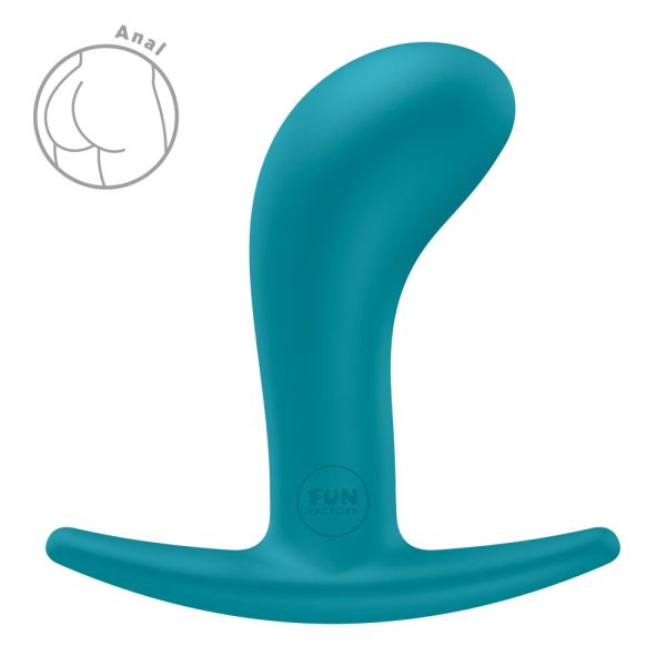 Анальна пробка Fun Factory BOOTIE Aquamarine, діаметр 3,3 см, тонкий обмежувач