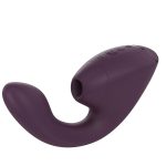 Двойной вакуумный клиторальный стимулятор с вибрацией Womanizer Next Duo - Dark