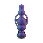 Анальный вибратор с эрекционным кольцом Hueman - Stellar Force Anal Beads with Cockring