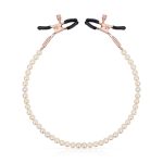 Затискачі для сосків з перлинним ланцюжком Rosy - Nipple Clamps Pearls