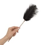 Лоскітка з металевим флогером Rosy - Feather Tickler & Whip