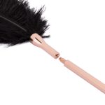 Лоскітка з металевим флогером Rosy - Feather Tickler & Whip