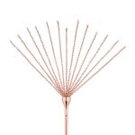 Лоскітка з металевим флогером Rosy - Feather Tickler & Whip