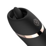 Мини-вибратор с язычком Rosy - Vibrating & Licking Dual Stimulator