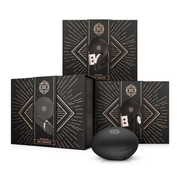 Мини-вибратор с язычком Rosy - Vibrating & Licking Dual Stimulator