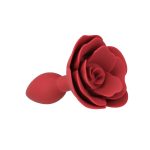 Силиконовая анальная пробка Lux Active с розой - Rose Silicone Anal Plug