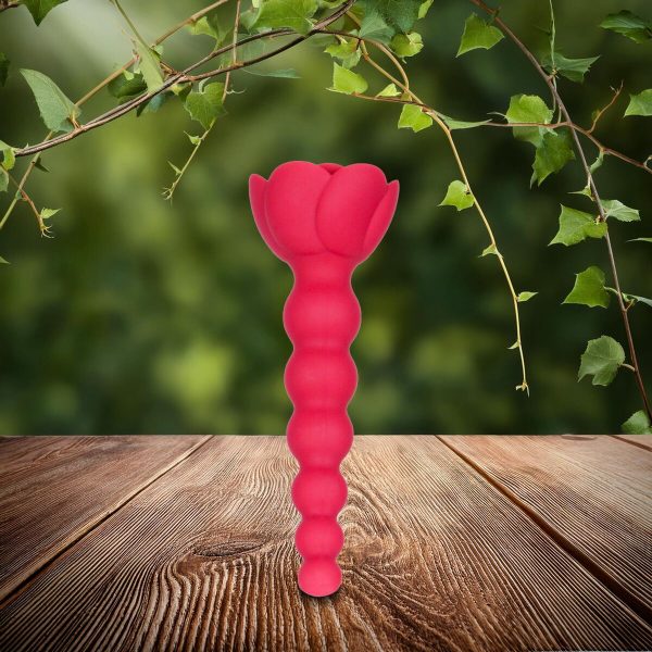 Анальная цепочка Lux Active с розой - Champion Rose