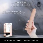 Фалоімітатор з ротацією та пульсацією Naked ADDICTION 8″ Rotating & Thrusting Dong - Vanilla