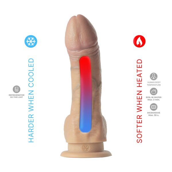 Фаллоимитатор SilexD Legends - Juan Lucho Dildo 9", двухслойный, силикон+Silexpan