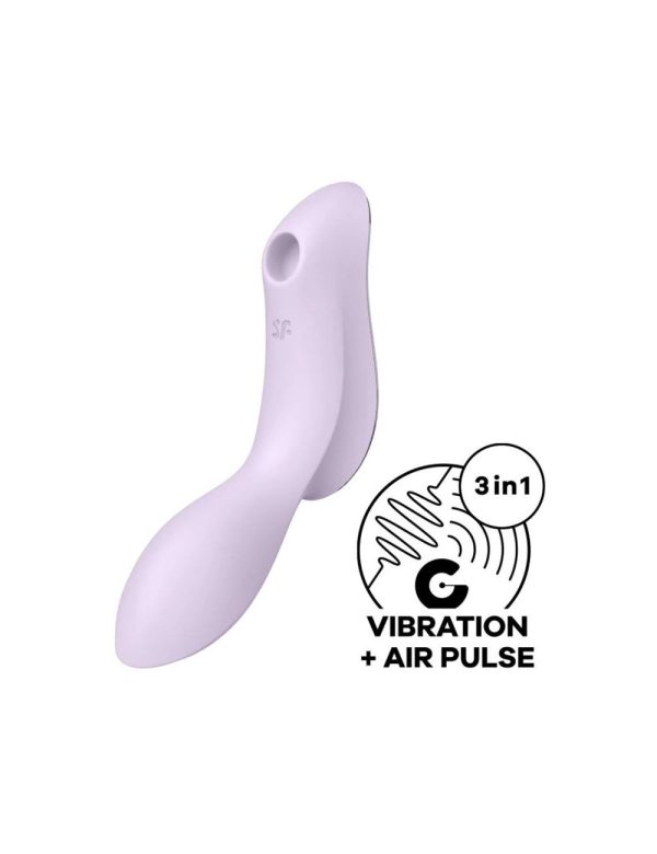 Вакуумний стимулятор з вібрацією Satisfyer Curvy Trinity 2