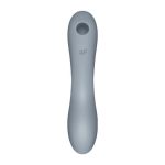 Вакуумний стимулятор з вібрацією Satisfyer Curvy Trinity 3 BlueGrey