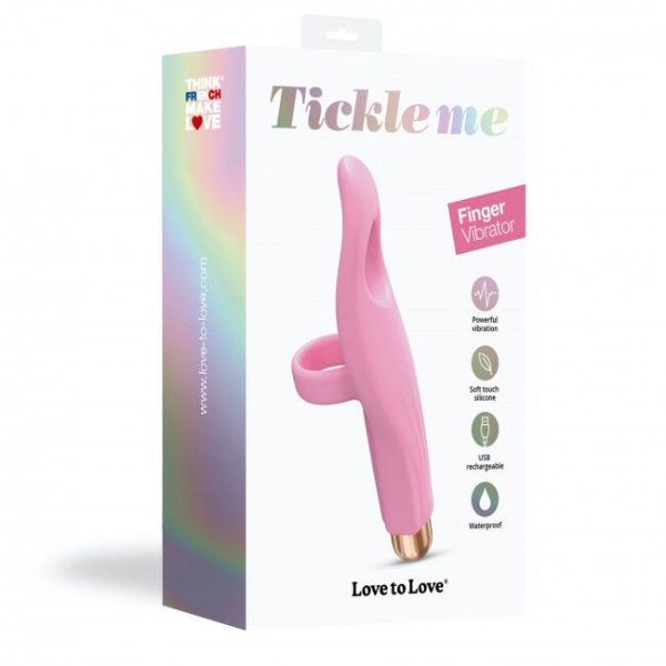 Вибратор на палец Love To Love Tickle me - BABY перезаряжаемый, 3 варианта использования