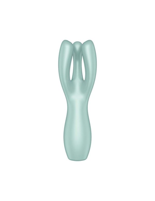 Клиторальный вибратор Satisfyer Threesome 3 Mint с тремя пальчиками