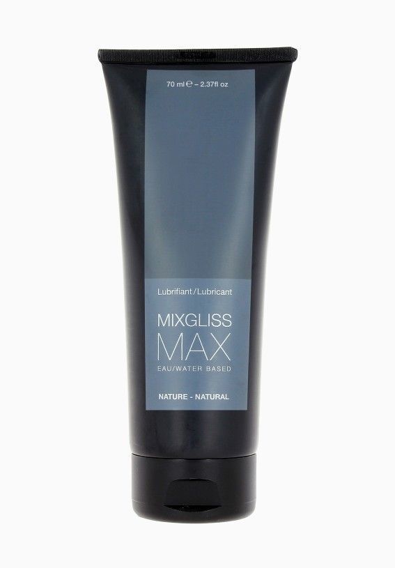 Анальний гель-змазка MixGliss MAX NATURE (70 мл)  (етикетка без тексту!!!)