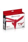 Подвійний страпон з вібрацією Fetish Tentation Vibrating Strap-On (м'яте паковання!!!)