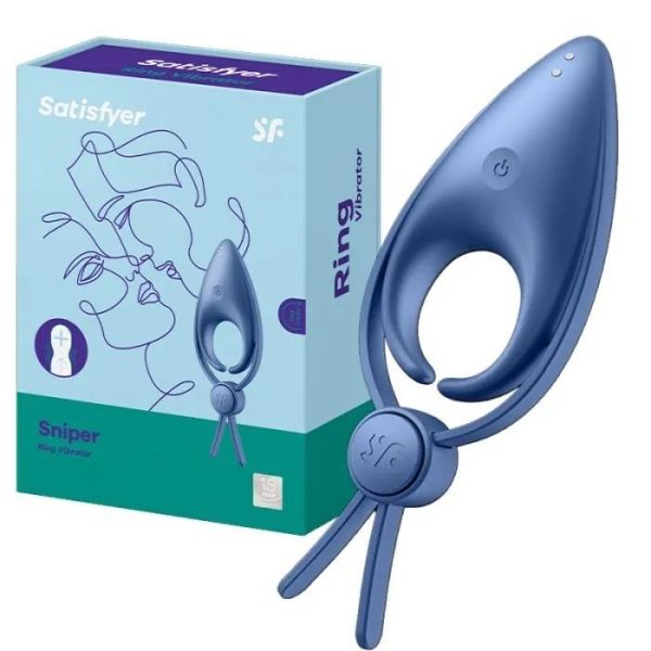 Эрекционное виброкольцо-лассо с регулировкой размера Satisfyer Sniper