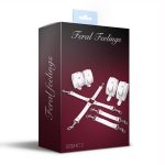Набор для БДСМ Feral Feelings BDSM Kit 3 наручники, поножи, крестовина