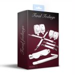 Набір Feral Feelings BDSM Kit 5 наручники, поножі, хрестовина, маска, падл