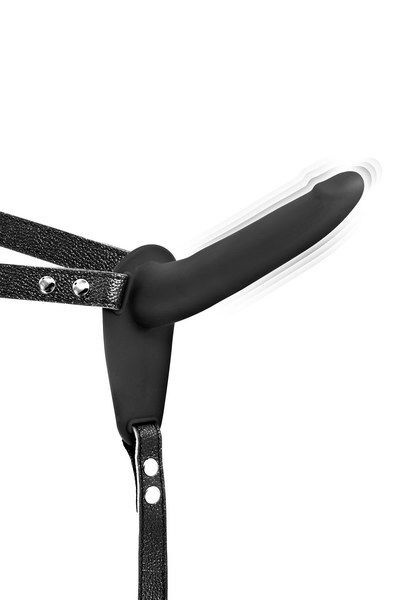 Страпон з вібрацією Fetish Tentation Vibrating Strap-On with Dildo (м'ята паковання!!!)