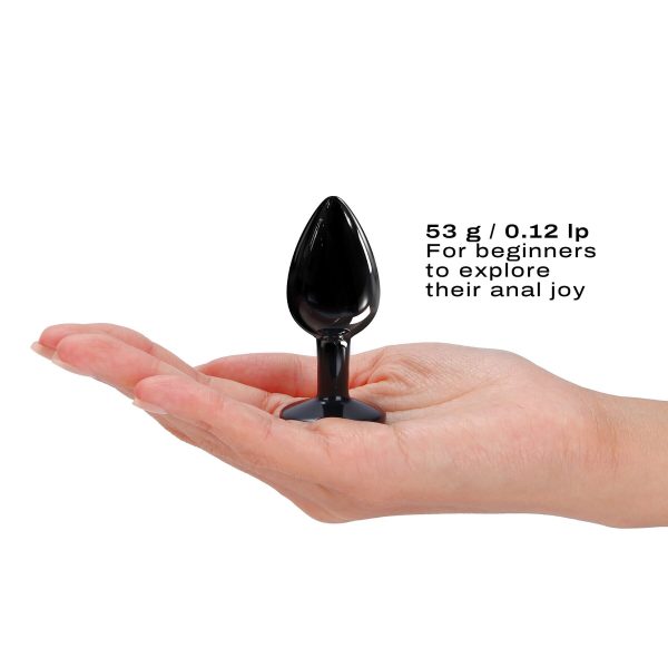 Металева анальна пробка з кристалом Dorcel Diamond Plug (м'яте паковання!!!)