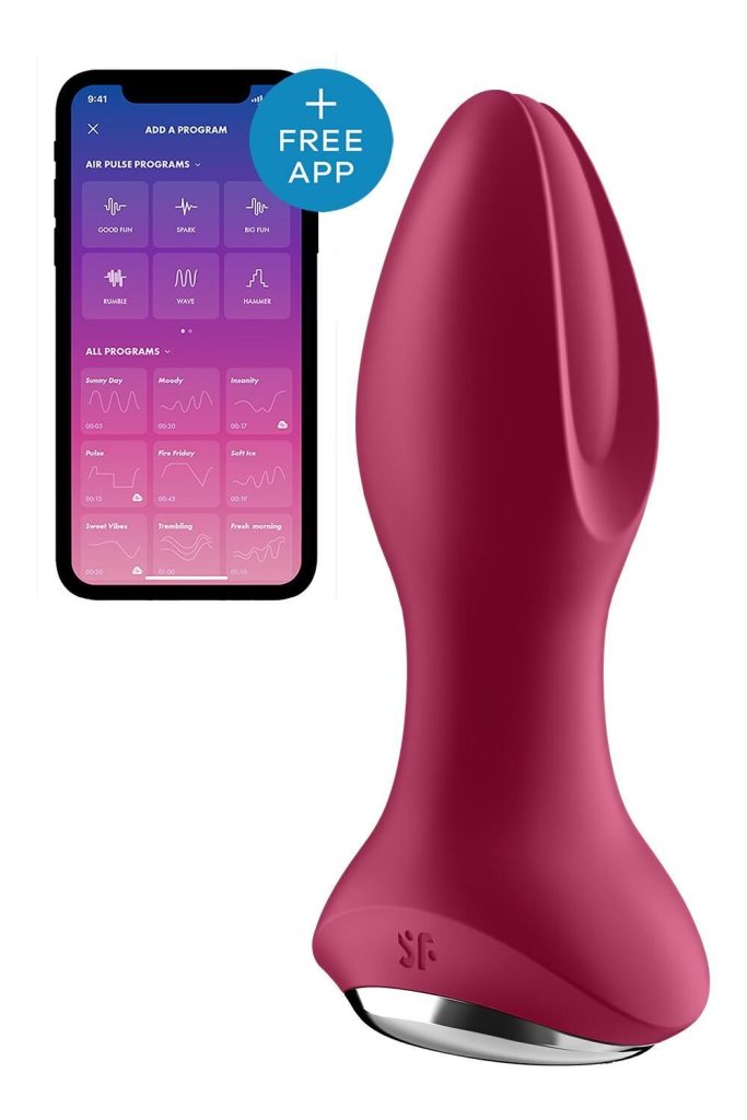 Анальна смарт-вібропробка із перлинним масажем Satisfyer Rotator Plug 2+ (м'яте паковання!!!)