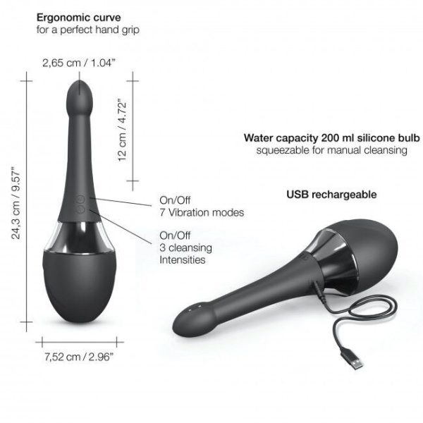 Автоматичний анальний душ-вібратор Dorcel Douche Mate Pro (м'яте паковання!!!)