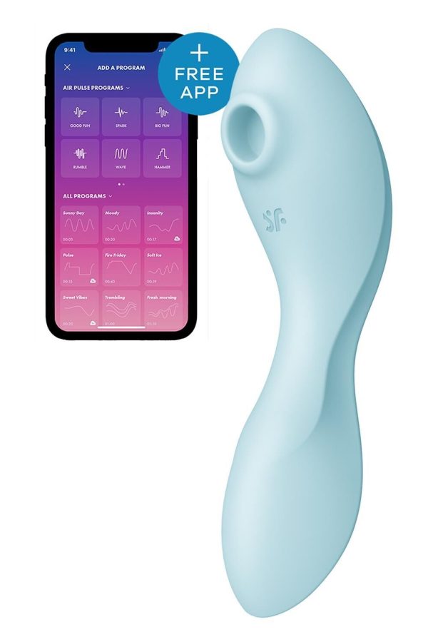 Вакуумний смарт-стимулятор із вібрацією Satisfyer Curvy Trinity 5 ( ) (м'яте паковання!!!)