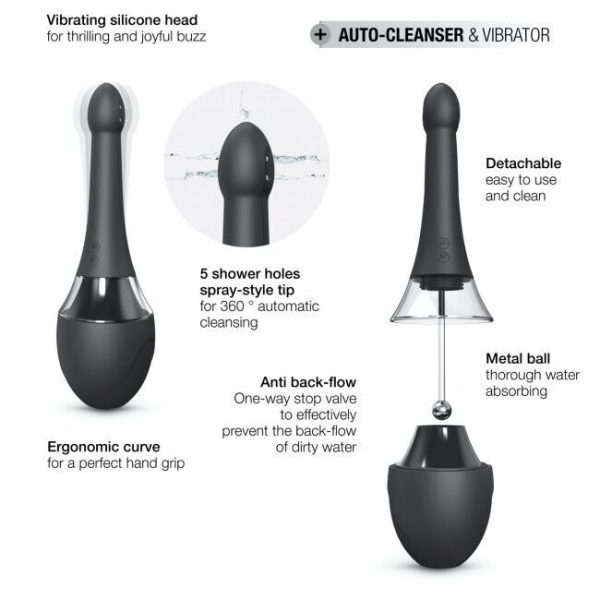 Автоматичний анальний душ-вібратор Dorcel Douche Mate Pro (м'яте паковання!!!)