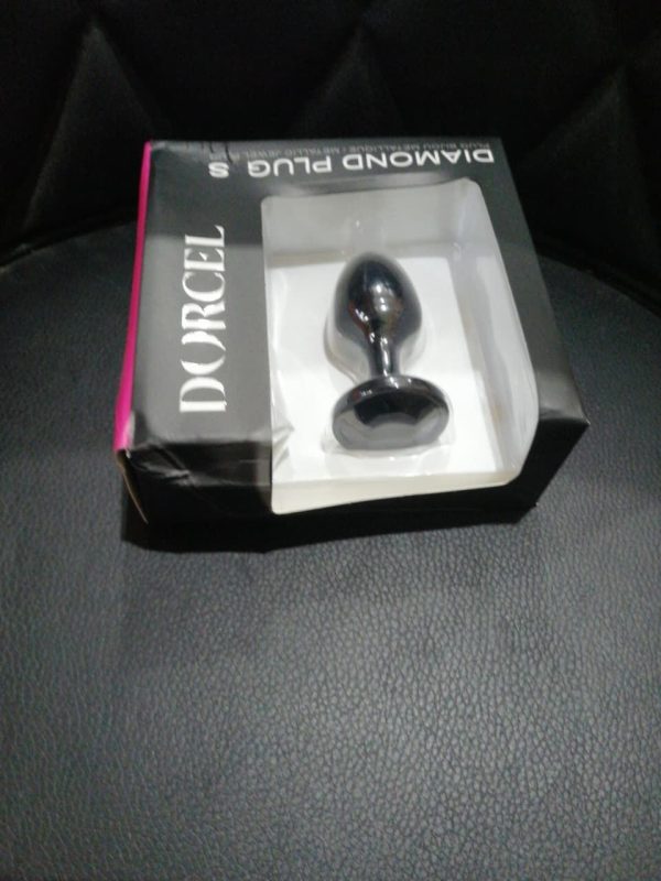 Металева анальна пробка з кристалом Dorcel Diamond Plug (м'яте паковання!!!)