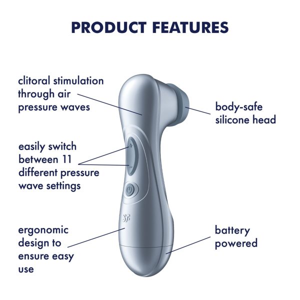 Вакуумный клиторальный стимулятор Satisfyer Pro 2 Generation 2 Battery Series Light