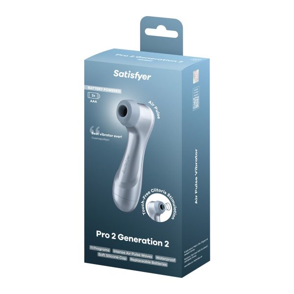 Вакуумный клиторальный стимулятор Satisfyer Pro 2 Generation 2 Battery Series Light