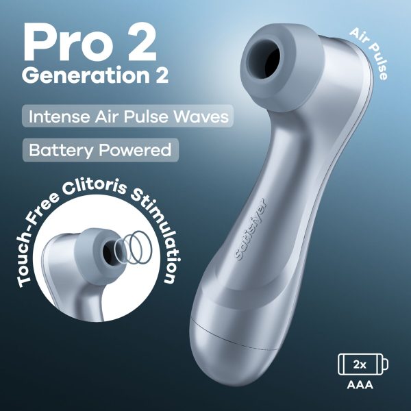 Вакуумный клиторальный стимулятор Satisfyer Pro 2 Generation 2 Battery Series Light