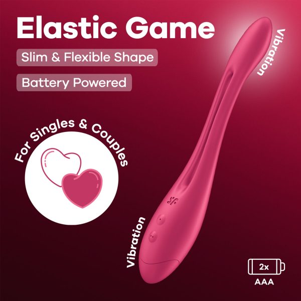Універсальний гнучкий вібратор для пар Satisfyer Elastic Game Battery Series
