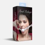 Кляп силіконовий Feral Feelings Silicon Ball Gag / ремінець, біла кулька