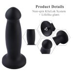 Силиконовый дилдо для секс-машин Hismith 7.2" Silicone Anal Dildo, система KlicLok