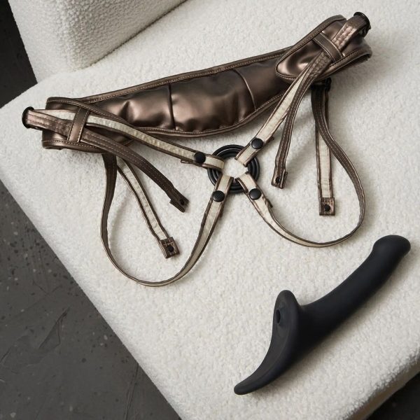 Трусы для страпона Strap-On-Me Leatherette HARNESS DESIROUS - NEW DESIGN