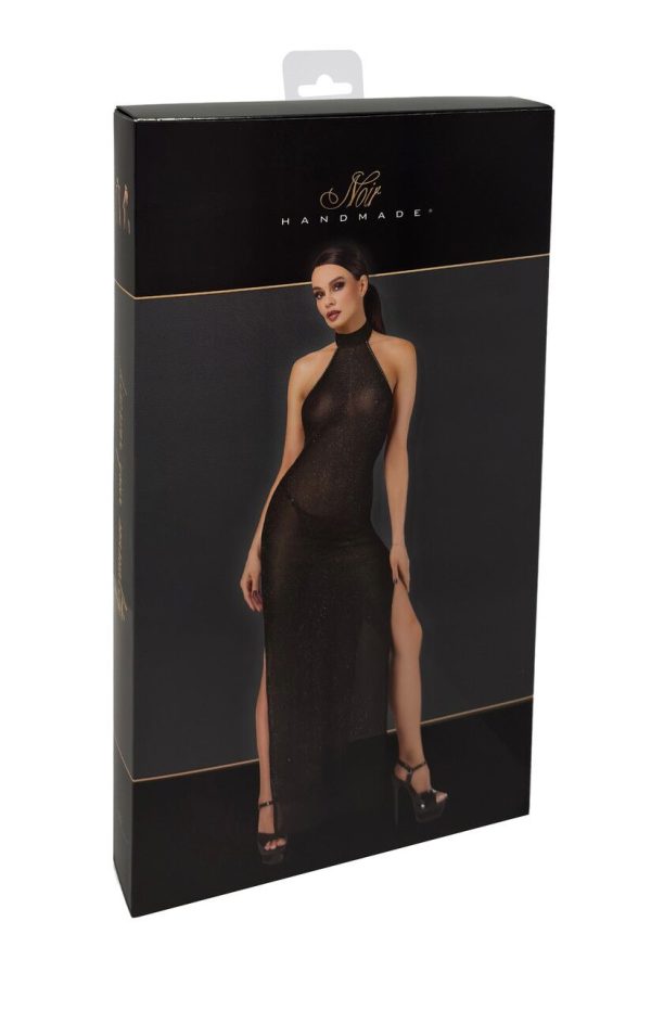 Сукня Noir Handmade F372 Onyx Twin-slit Long dress