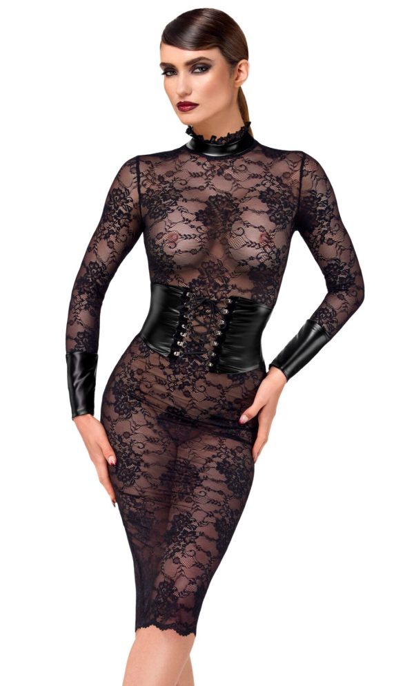 Сукня Noir Handmade F375 Noirelle Lace Corset Midi dress