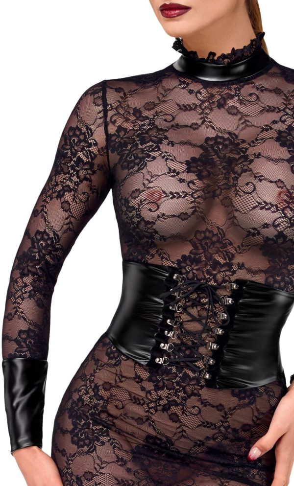 Сукня Noir Handmade F375 Noirelle Lace Corset Midi dress