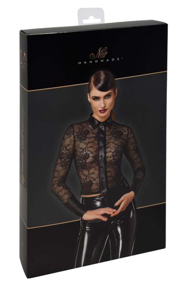 Блуза Noir Handmade F377 Noirelle Lace Button-up Shirt