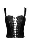 Корсет Noir Handmade F379 Dominae Frontbind PVC Corset Top