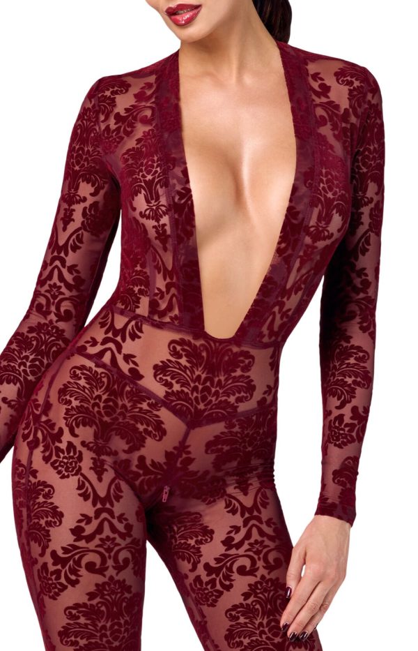 Бодістокінг Noir Handmade F382 Kink Royal Catsuit